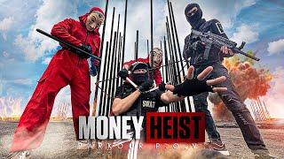 MONEY HEIST VS POLICE IN REAL LIFE  GOLDEN MISSION 1.0  Epic Parkour POV 