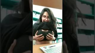 cute indian girl video call with boyfriend at library #girl #videocall #Cute #sexy #Hot #shorts