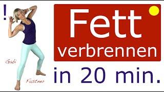 ️Fett verbrennen in 20 min.  effektives KraftAusdauer-Workout  ohne Geräte im Stehen