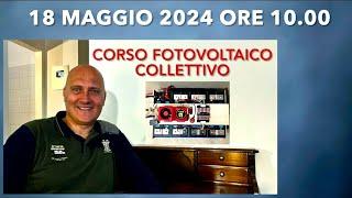 CORSO FOTOVOLTAICO 18 MAGGIO 2024