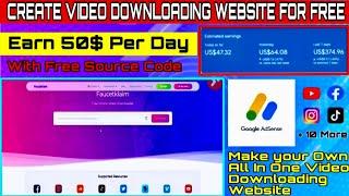 Earn $50 Daily Just by Creating a Video Downloading Website?