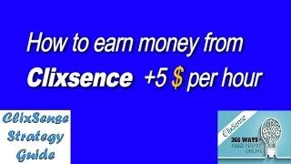 How to earn with Clixsense +5 $ per hour complete guide