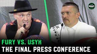 Tyson Fury to Oleksander Usyk Ive already got the victory  Final Press Conference FULL