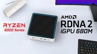 This Tiny PC Has The New AMD RDNA 2 iGPU And Its Fast Ryzen 6000 Mini PC Hands-On