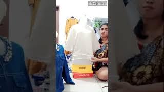 Mama muda live jualan online edisi campur-campur ada baju anak dan dewasa