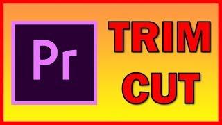 How to Trim  Cut a video in Premiere Pro CC 2019 - Tutorial