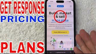   Get Response Marketing Pricing 