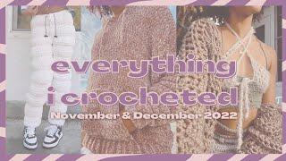 everything i crocheted the past couple months  fall & winter crochet inspiration