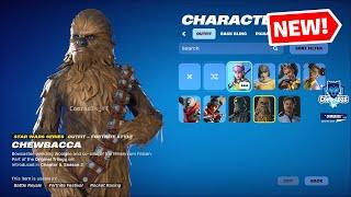 Fortnite New Leaked Skins Star Wars Skins Lando Chewbacca Carey Elowen Tatsuo and more