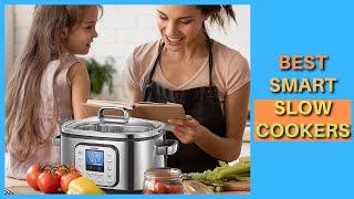 Top 5 Best Smart Slow Cookers  Programmable Slow Cooker  Touch Control  Hands Up