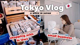 A Week in my life LIVING IN JAPAN  - Starting my small business  the in laws visit - Tokyo Life