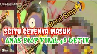 Video Full Bocah SMP 48 Detik Viral di Tiktok dan Twitter Konten Tidak Senonoh Dilakukan Cewek SMP