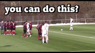 AMAZING AMATEUR FREE KICK GOAL IN A REAL GAME