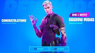 How To Get SHADOW MIDAS Skin in Fortnite Fortnitemares Zombie Midas