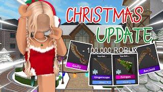 Buying EVERYTHING In The NEW MM2 CHRISTMAS UPDATE + Gameplay Murder Mystery 2