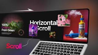 Make a Horizontal Scroll SectionPage in Elementor FREE  Horizontal Scrolling with Parallax Effect