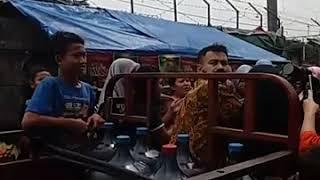 Bang Billy Syahputra dan Raffi Ahmad syuting di kota Bekasi kp.pintu air Rt00307