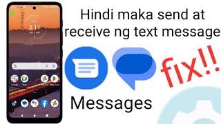 Hindi maka receive at send ng text message ang android phone fix