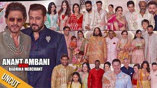 UNCUT - Anant Ambani weds Radhika Merchant  Star Studded Redcarpet