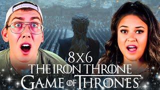 The Iron Throne SERIES FINALE GOT 8x6 GAME OF THRONES 8x6 REACTION First Time Watching