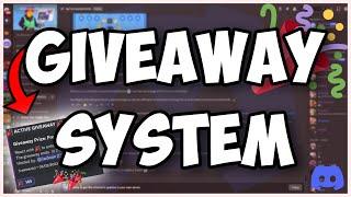 How to make a GIVEAWAY SYSTEM for your Discord Bot  Discord.js V14