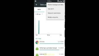 Set WiFi as metered connection on android.