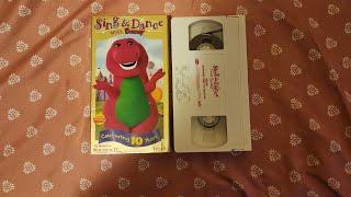 OpeningClosing To Sing and Dance With Barney 1999 VHS