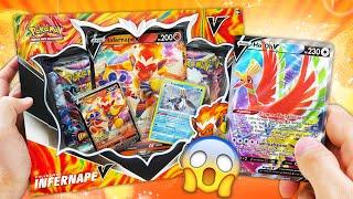 *PENSAVO FOSSE LUGIA E INVECE...* APRO LA COLLEZIONE DI INFERNAPE-V - Pokemon TCG Infernape-V