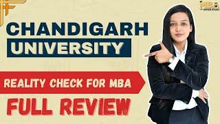 Chandigarh University- Reality Check for MBA  Admission & Eligibility  Fees  Placements  ROI