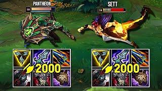 50K HP SETT vs 50K HP PANTHEON FULL BUILD FIGHTS & Best Moments