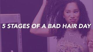 5 Stages of a Bad Natural Hair Day  The Twist