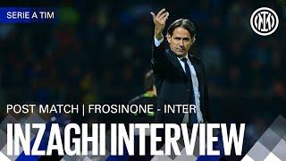 SIMONE INZAGHI INTERVIEW  FROSINONE 0-5 INTER ️