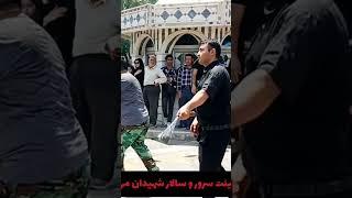 روز عاشورای حسینی در شهر گرمسار ایران و حضور اراکین دولتی در بین مهاجرین