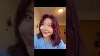 dying virgin black hair to RED no bleach