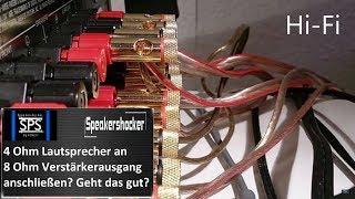 4 Ohm Lautsprecher an 8 Ohm Verstärker anschließen geht das?