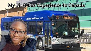 MY FIRST BUS EXPERIENCE IN CANADA  PERMANENT RESIDENT  CANADA VLOG  JOY OGAH