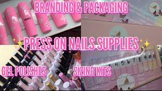 SUPPLIES YOU NEED TO START A PRESS ON NAIL BUSINESS   INVENTORY LIST  EVERYTHING YOU NEED