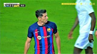 Robert Lewandowski Barcelona Debut vs Real Madrid  2022-23