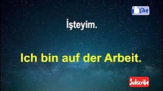Almanca öğrenmek istiyorsan kesin izle ders 3 Almanca günlük hayatta kullanılan cümleler