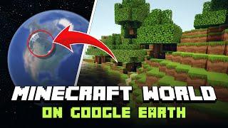 Hidden Minecraft World  on Google Earth  and Google Maps #googleearth #googlemaps #minecraft