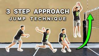 3 Step Approach Jump Technique  How To Jump Higher