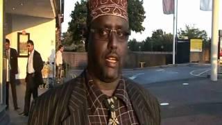 President of Galmudug State has arrived at Heathrow Airport.wmv