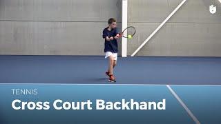 How to Hit a Cross-court Backhand  Tennis