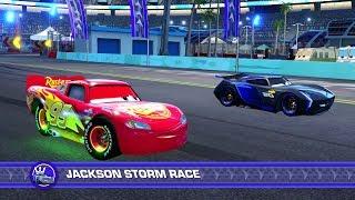Cars 3 Driven to Win PS4 Gameplay - Lightning McQueen vs Jackson Storm Hard Mode