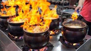 Popular Rice Wine Mutton Soup Making in Taiwan  人氣藥膳羊肉爐 30年純米酒燉煮 - Taiwanese Street Food