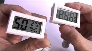 Как настроить точность градусника и другие подробности электронного термометра гигрометра.