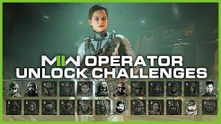 ALL Operator Unlock Challenges in Modern Warfare 2 How to Unlock MW2 Operators