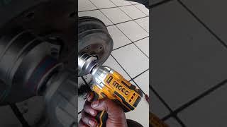 THE POWER OF INGCO IMPACT WRENCH VERY IMPRESSED