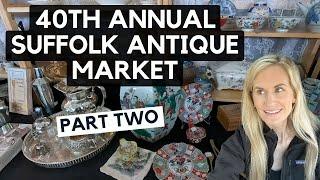 40th Annual Suffolk Antique Market PART TWO  Shop with me
