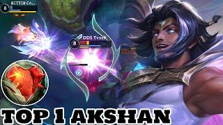 Wild Rift Akshan - Top 1 Akshan Dawnbringer Skin Gameplay Rank Grandmaster